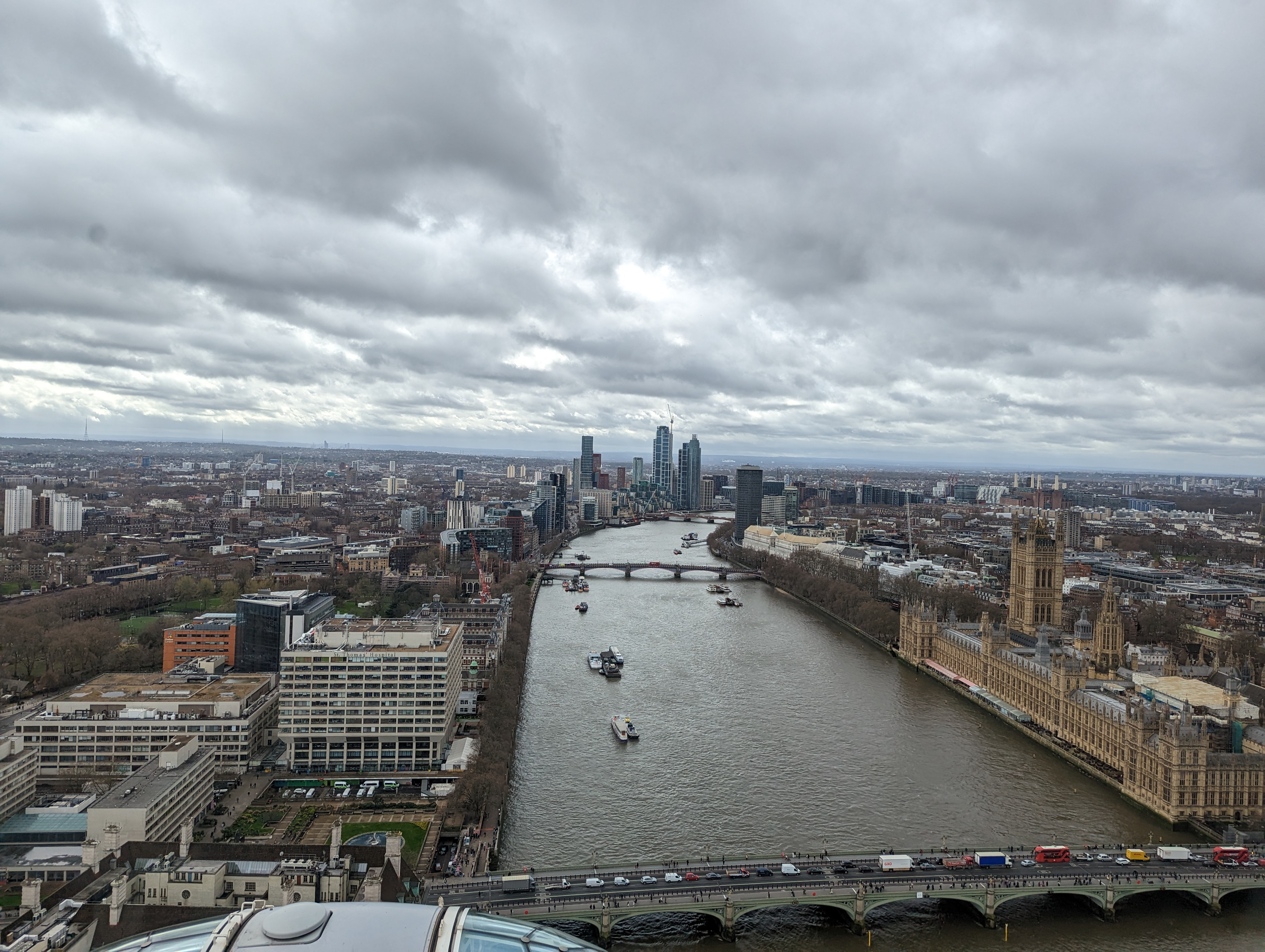 London Eye Aussicht 1 London Eye Aussicht 1