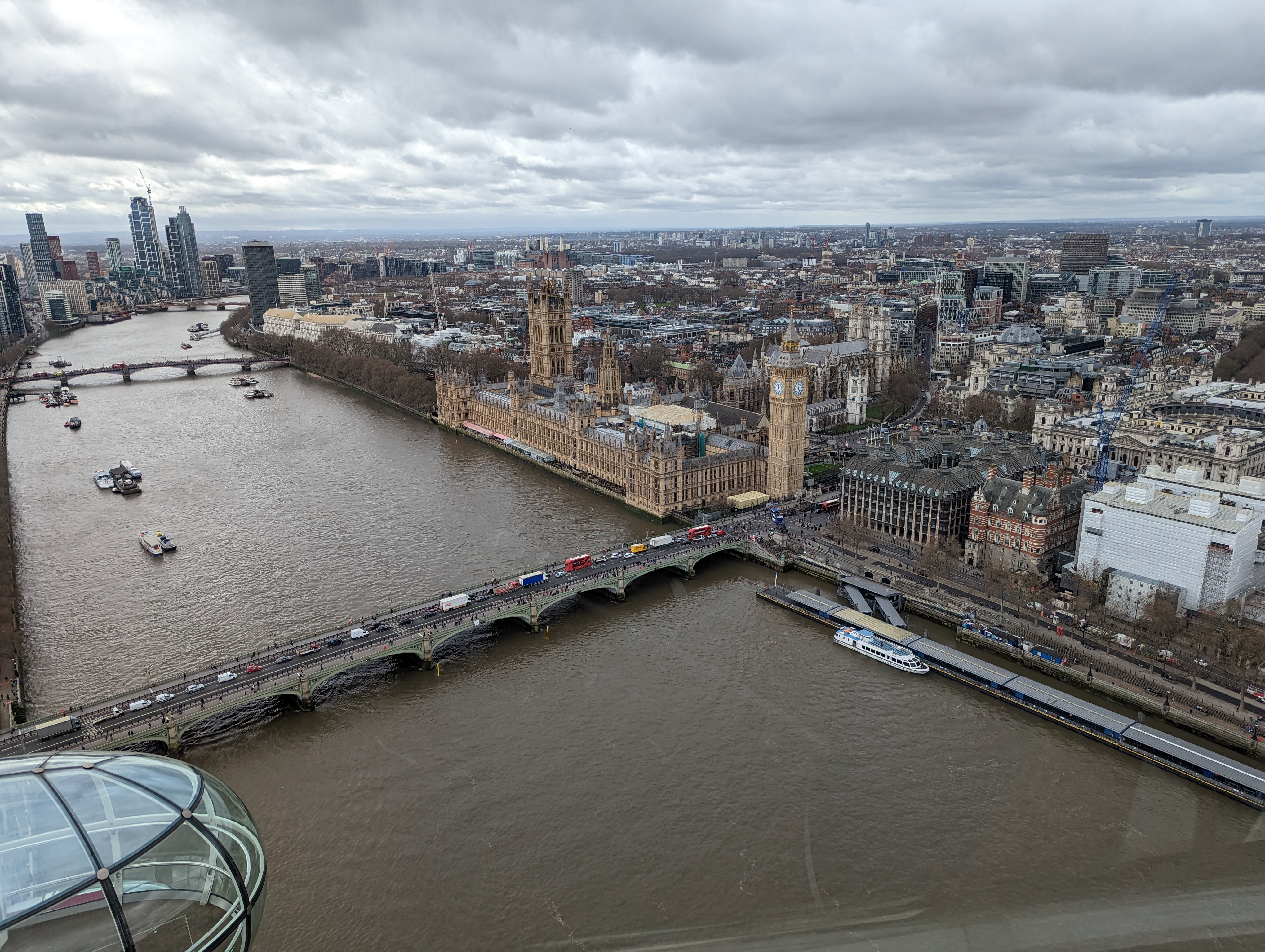 London Eye Aussicht 2 London Eye Aussicht 2