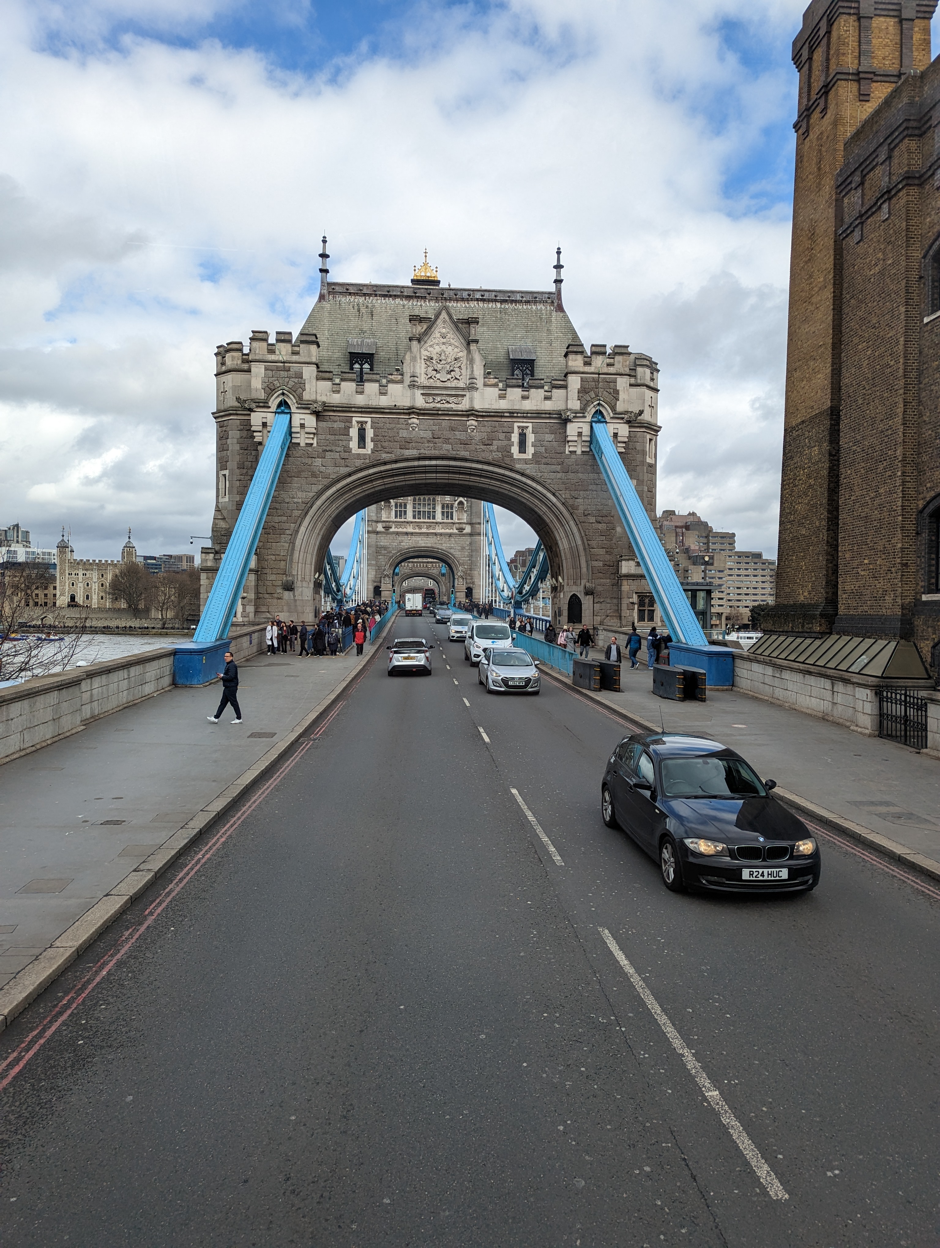 Tower Bridge Überquerung 2 Tower Bridge Überquerung 2